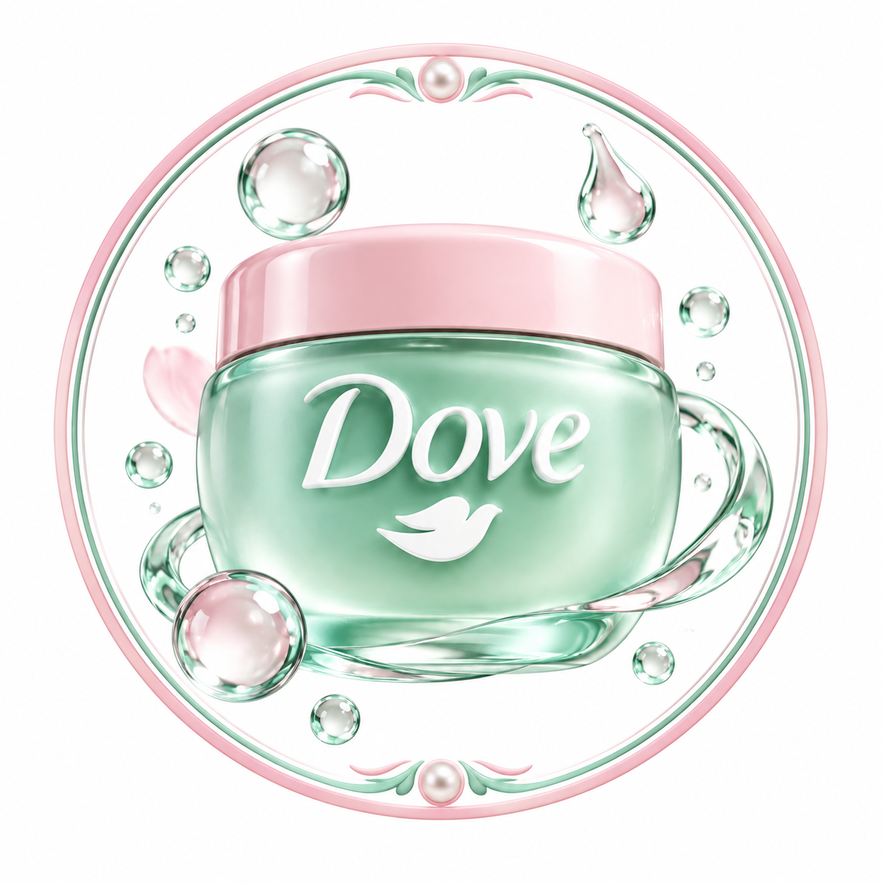 لوگو و محصولات برند داو Dove در فروشگاه نیلدا بیوتی