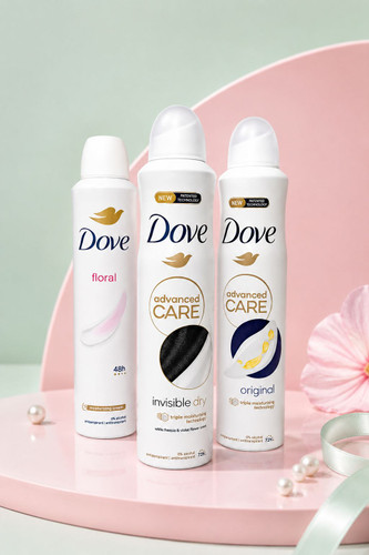 اسپری دئودورانت زنانه داو (Dove) مدل کرمدار