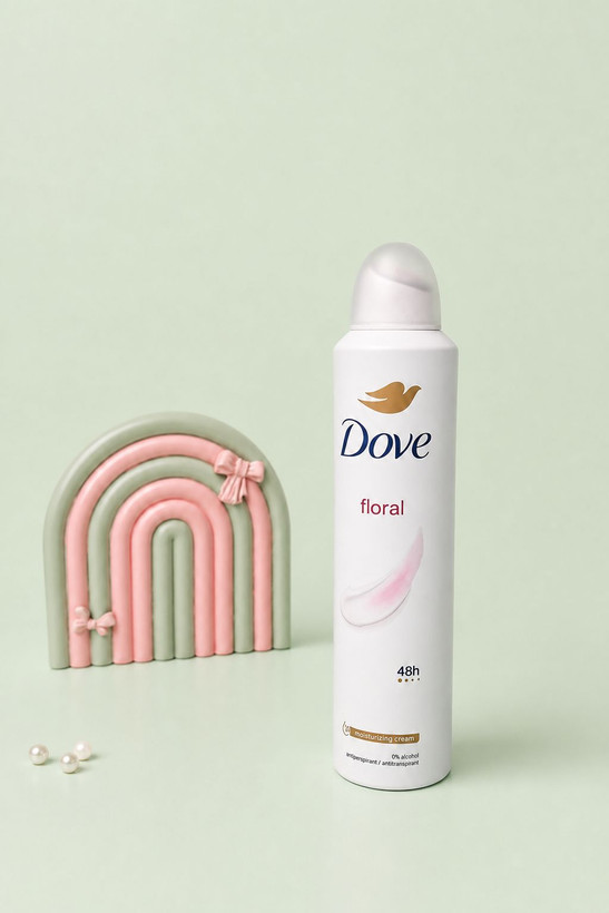 اسپری دئودورانت زنانه داو (Dove) مدل کرمدار
