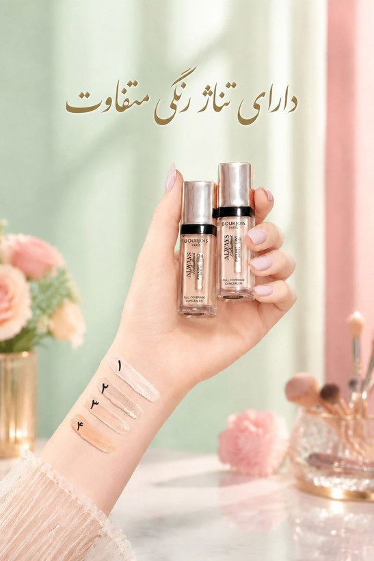 کانسیلر بورژوا (Bourjois) مدل Healthy Mix – پوششدهی طبیعی و درخشان